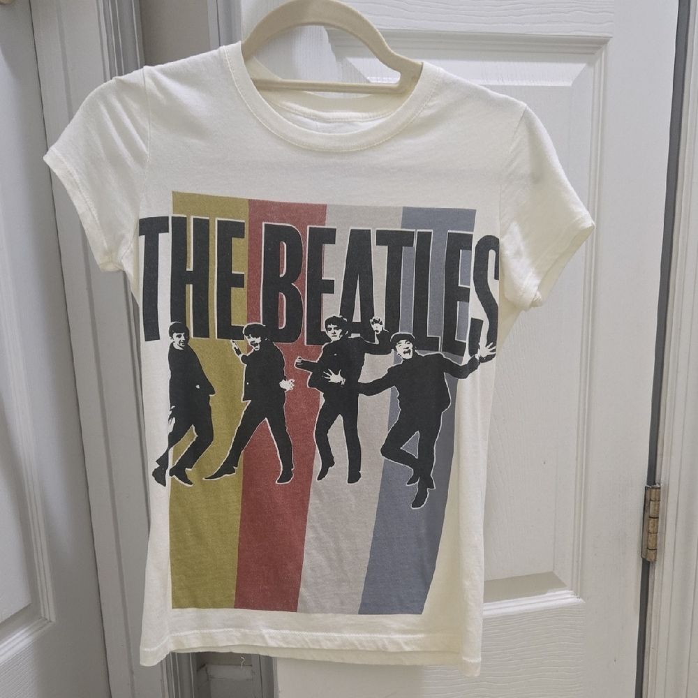 The Beatles Short Sleeve Tee - Cream, Red, Yellow, Gray